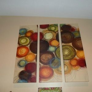 3 piece wall art.